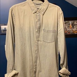 Express soft wash denim shirt for men